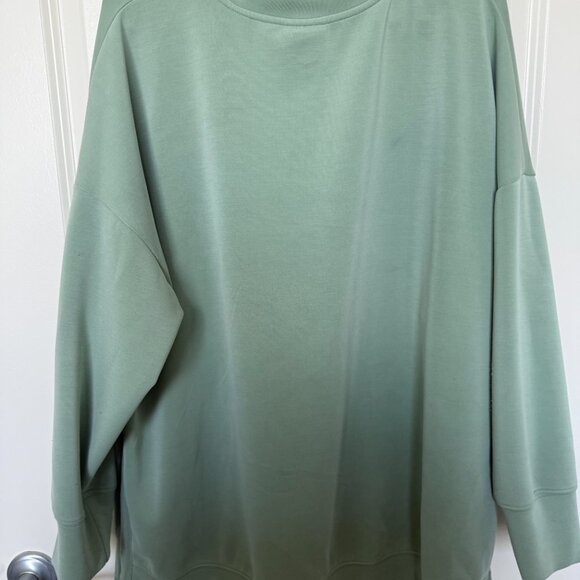 Arula by Altar’d State Sage Green Oversized Sweatshirt – Size B - Picture 4 of 4